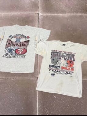 Vintage 1990’s Dallas Cowboys T Shirt Bundle